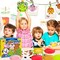 12 Paper Plate Art Kit Toy for 3, 4, 5 Year Old Boys Girls Toddlers, DIY Animal Art Supplies For Children Preschool Classroom/ Birthday/ Party Favor/ Christmas Game Crafts